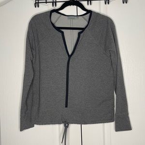 Athleta Long Sleeve Cinch Waist Top -Small